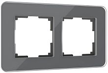 Рамка универсальная Werkel Elite 2-м. стекло графит картинка